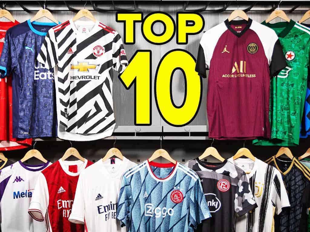 top 10 áo bóng đá đẹp nhất 2021