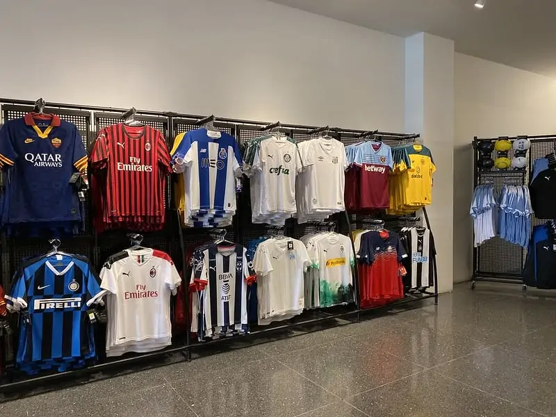 Soccer Jerseys In A Store | Áo Bóng Đá Sum Store