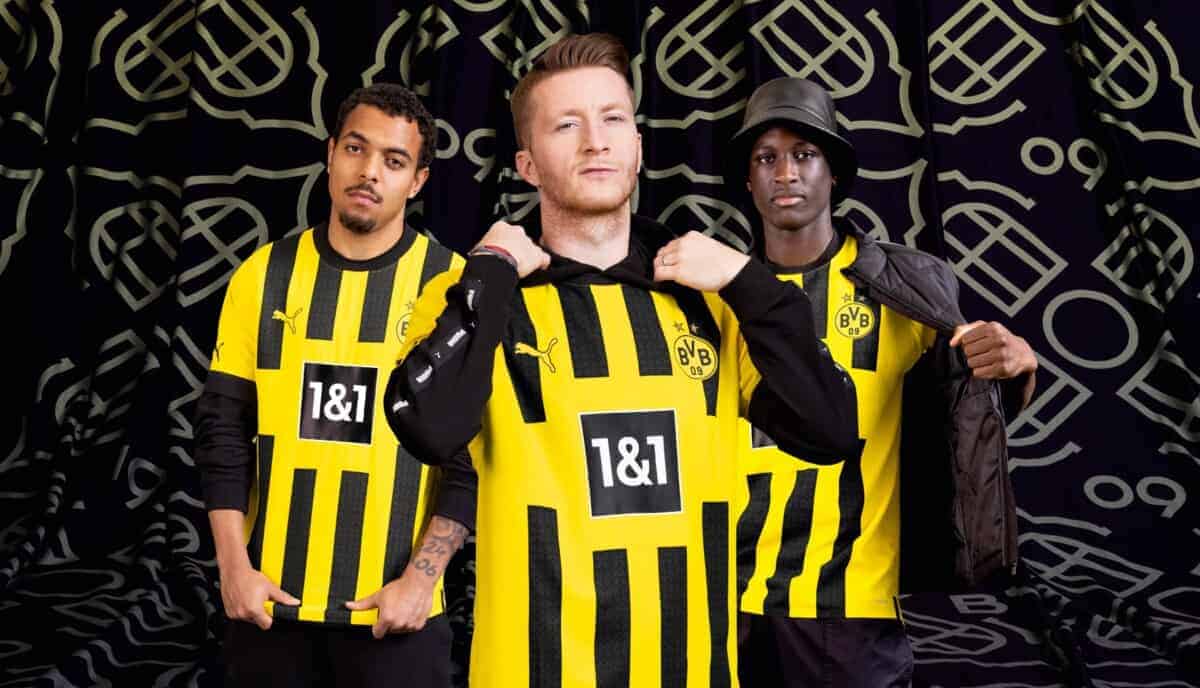 Bộ quần áo bóng đá sân nhà của Borussia Dortmund 2022 2023