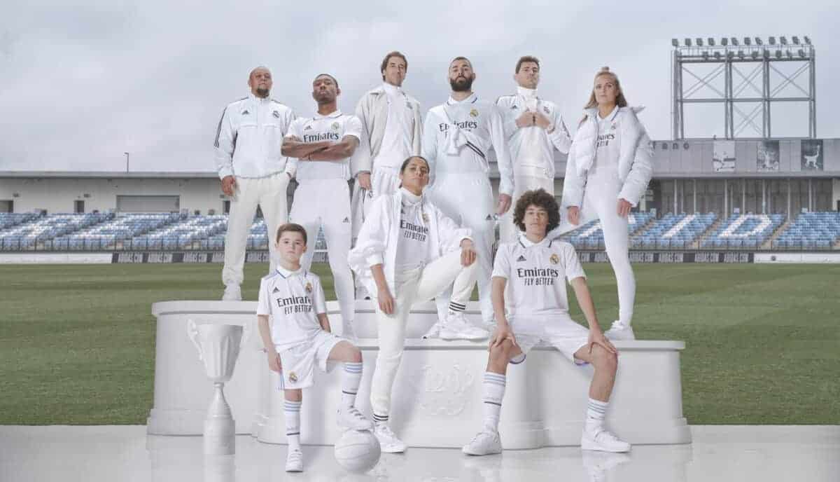 Adidas công bố bộ quần áo bóng đá sân nhà mới 2022 2023 của Real Madrid