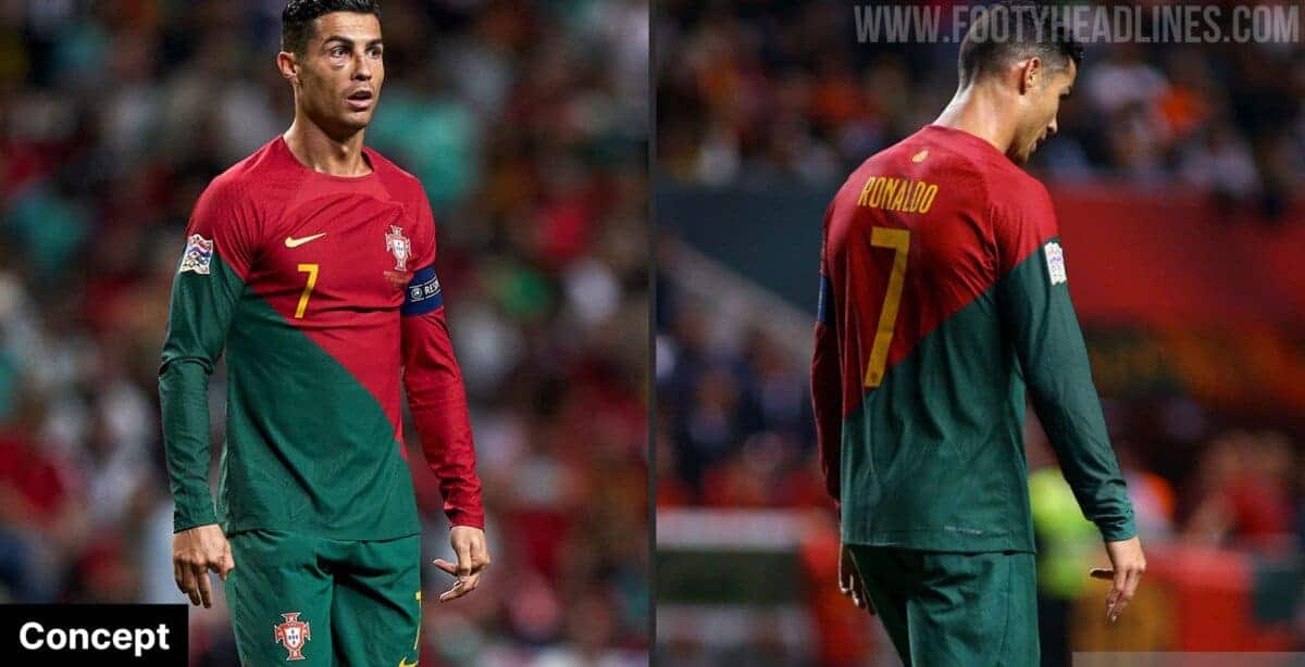 2 fifa forbid desired long sleeve portugal 2022 world cup home kit