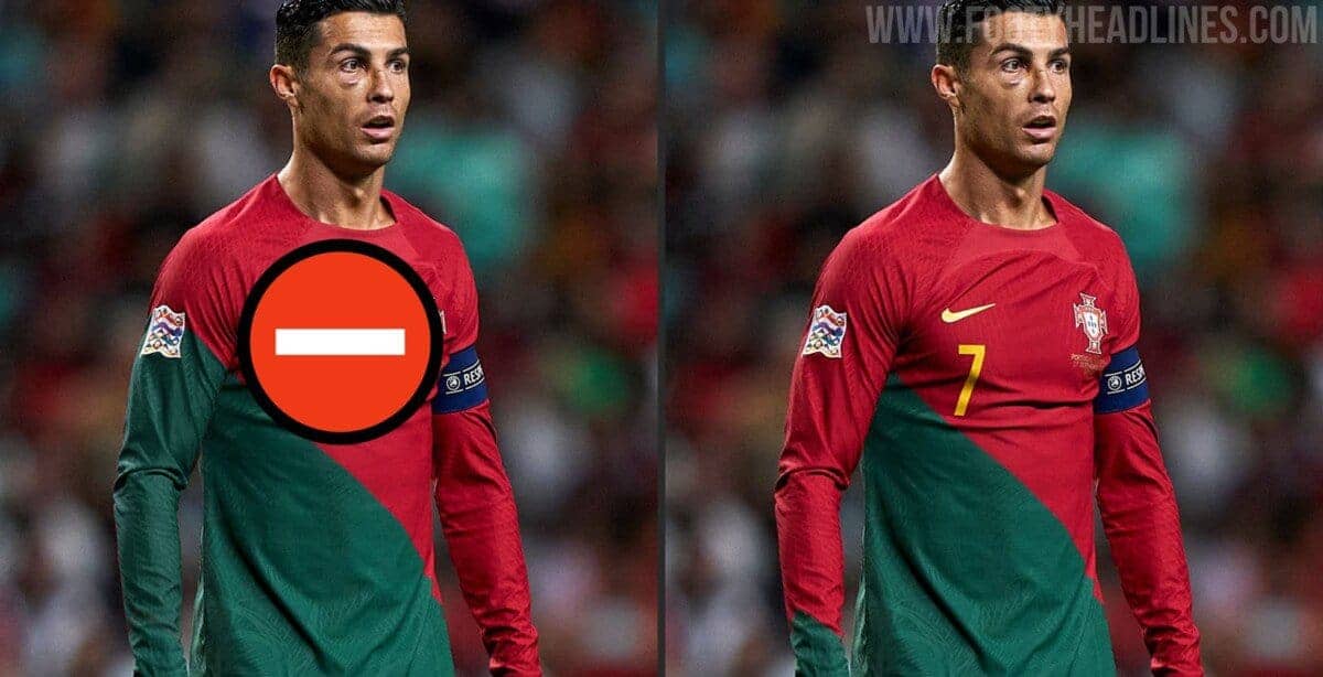 fifa forbid desired long sleeve portugal 2022 world cup home kit 1