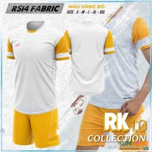 RIKI – Áo Đá Banh Không Logo Riki RK 1.0 Vàng