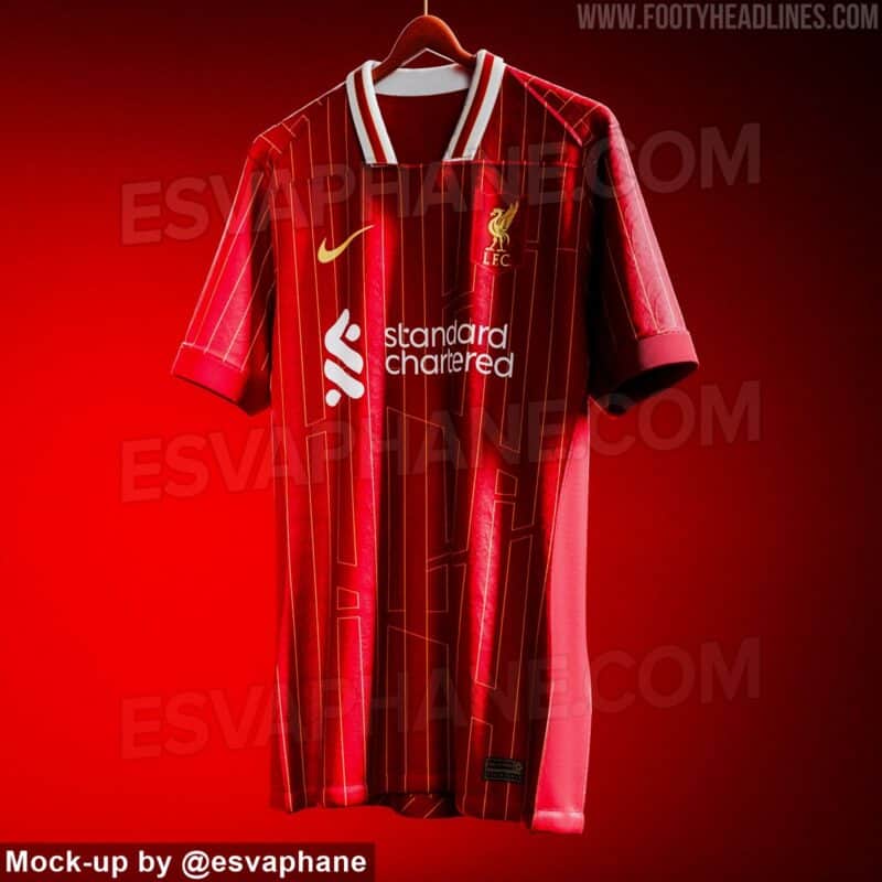 Liverpool 24 25 Home Kit 4