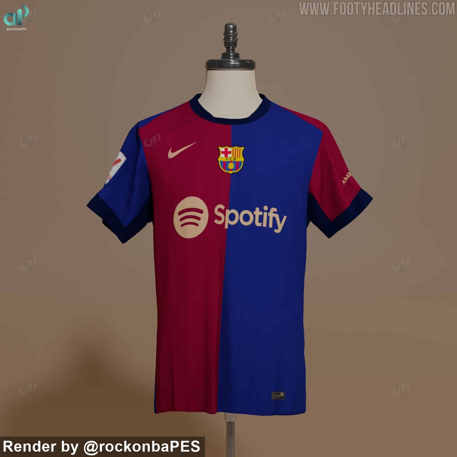 FC Barcelona 24 25 Home Kit Leaked 2